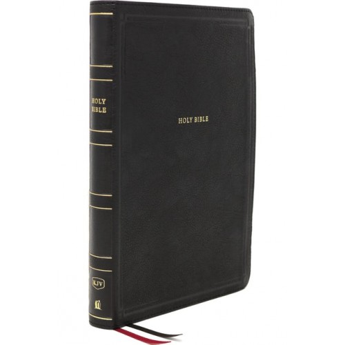 Englisch, Bibel King James Version, Grossdruck, Kunstleder, schwarz, Goldschnitt, Griffregister