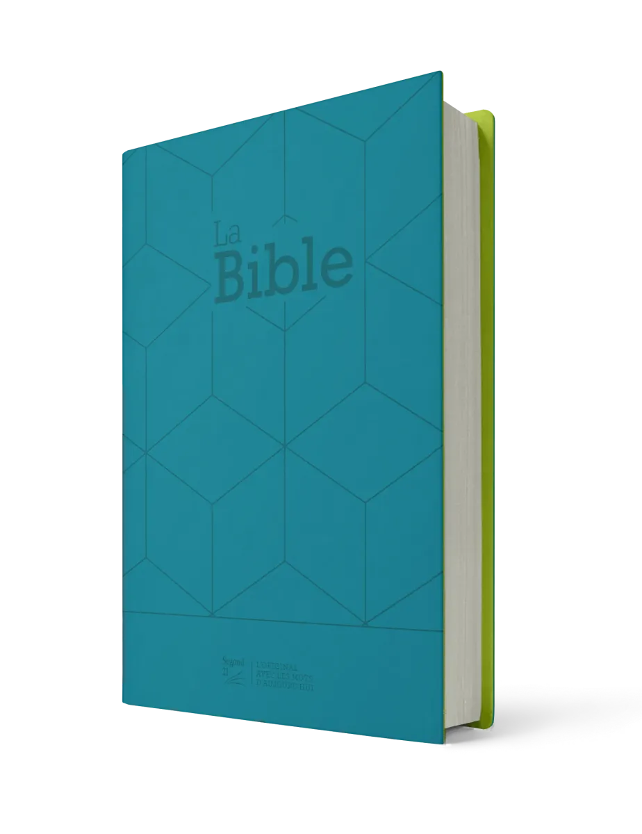 Bibel Segond 21, französisch - Softcover Vivella grün