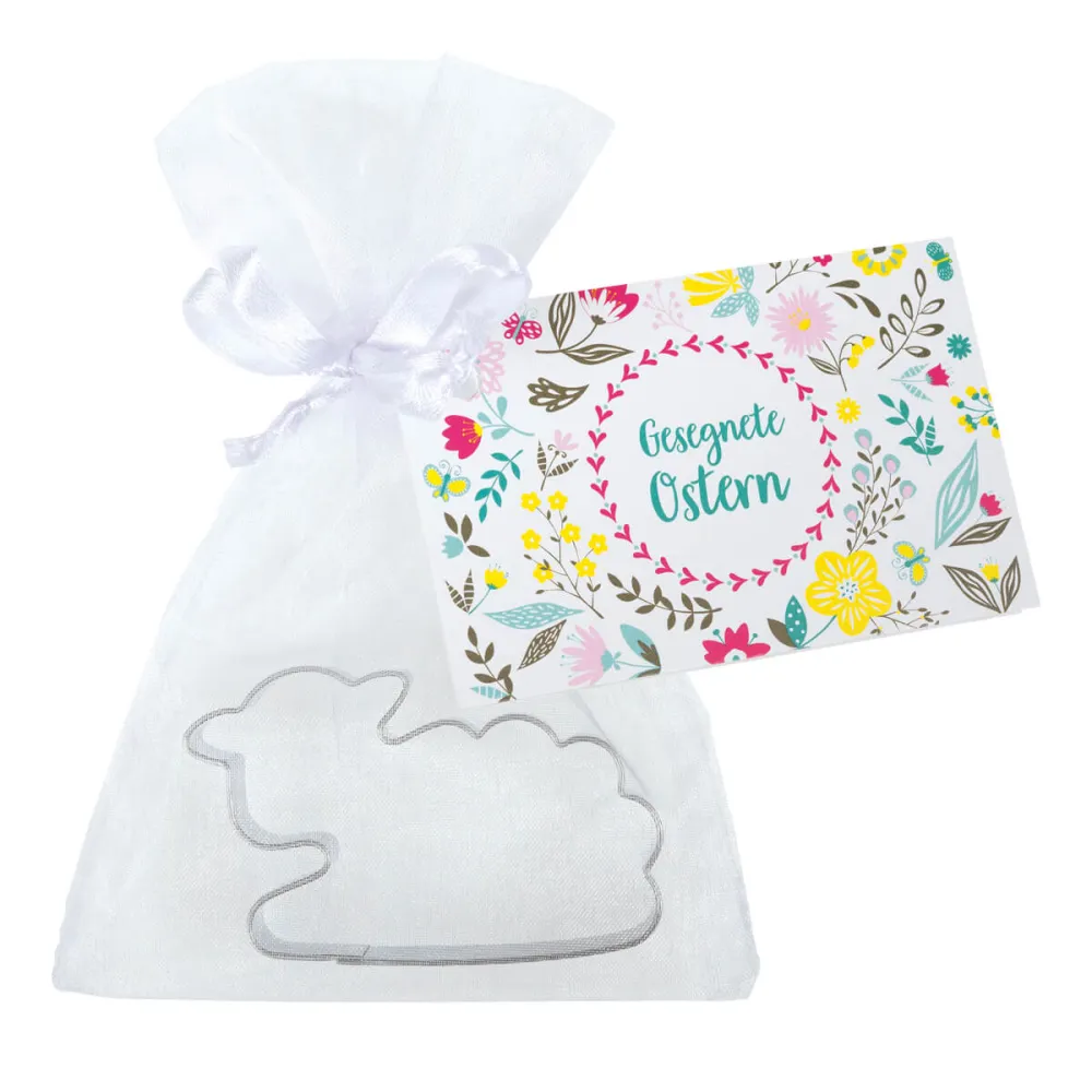 Gesegnete Ostern - Schäfchen - Ausstechform - mit Plätzchenrezept