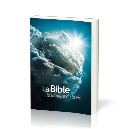 Bible Segond 1910, compacte, couverture illustrée bleue ou orange - La lumière de la vie, brochée