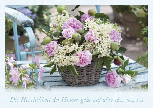 Postkarte Herrlichkeit des HERRN/Garten - 10 Stück pro Päckchen