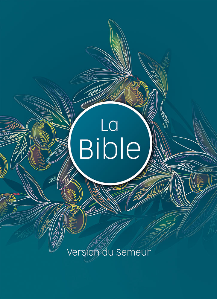 Bible Semeur 2015, compacte, couverture rigide illustrée, olivier - tranche blanche