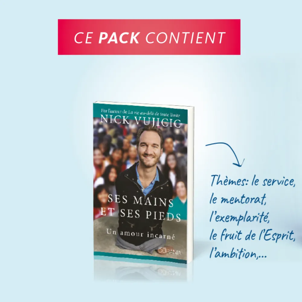 Pack spécial Nick Vujicic - 4 titres: L'Amour au-delà de toute limite / Ses mains et ses pieds /...