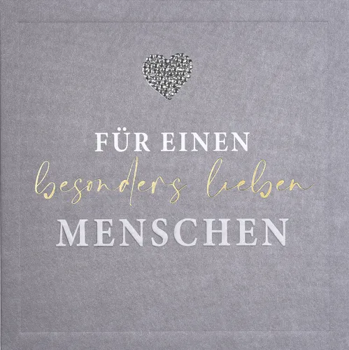 Doppelkarte Für einen bes. lieben Menschen