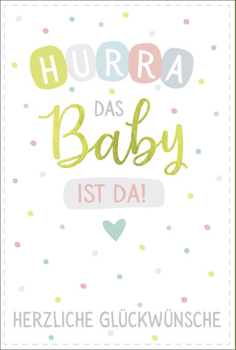 Doppelkarte Baby ist da!