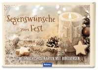 Postkartenbox Weihnachten Segenswünsche zum Fest - 12 verschiedene Postkarten in einer Box mit...