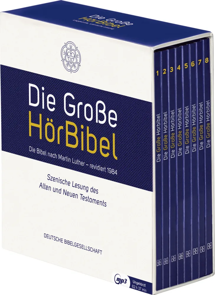 Die grosse Hörbibel - Luther rev. 1984 (8 MP3-CDs im Digi-Pack) - Szenische Lesungen des Alten...