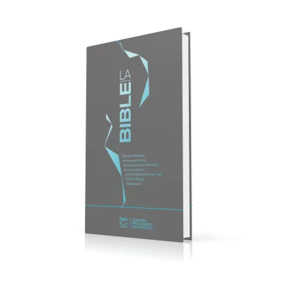 Segond 21 Slim Bibel, französisch, silberne Motive blau - Hardcover