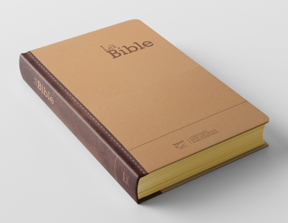 Bibel Segond 21, französisch, (Premium Style) - halbsteifer Einband aus Duoleder in...