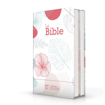 Bibel Segond 21 französischn (premium style) - Softcover aus Leinen mit Blumenmuster, mit...