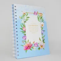 Carnet à spirales ligné, Car je connais les projets […] - Avec versest en bas de pages