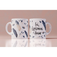 Tasse Foi, Espérance et Amour - avec sa boîte