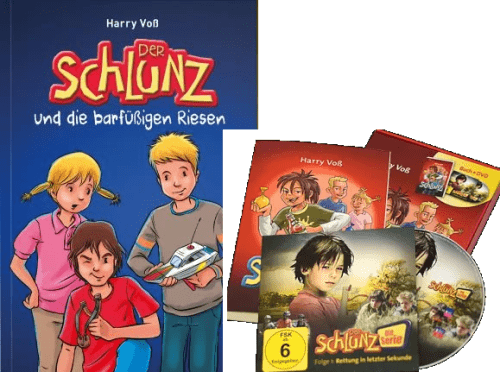 Der Schlunz legt los Buch Band 1 + Band 2 und DVD