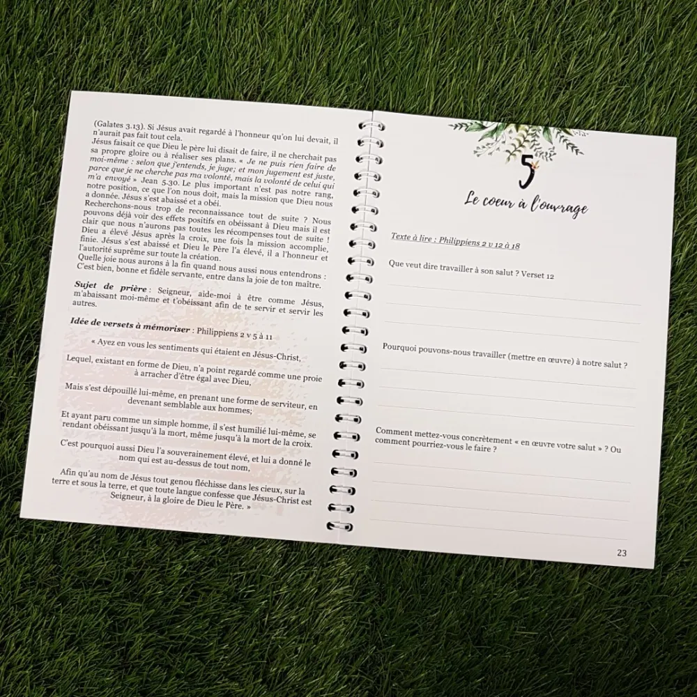 Philippiens : Lire étudier méditer appliquer - Journal d'étude