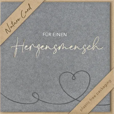 Doppelkarte Herzensmensch NC