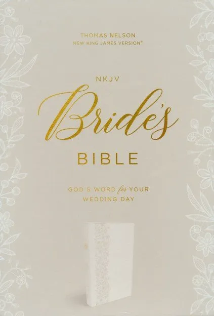 Englisch, Traubibel New King James Version, Kunstleder, weiss