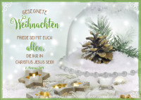 Postkartenbox Weihnachten Segenswünsche zum Fest - 12 verschiedene Postkarten in einer Box mit...