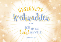 Minikarten Weihnachten  - Set mit 4 verschiedenen Motiven à je 2 Stück