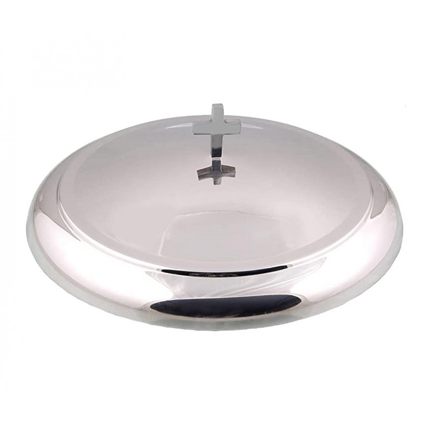 Couvercle plateau acier inoxydable finition miroir - [article de Sainte-Cène]