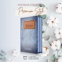 Bibel Segond 21 französisch (Premium Style) - Softcover aus Canvas mit Jeansmuster, mit...