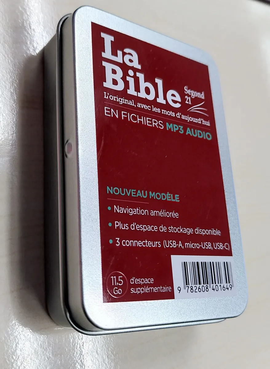 Bibel Segond 21 audio, französisch - [clé usb]