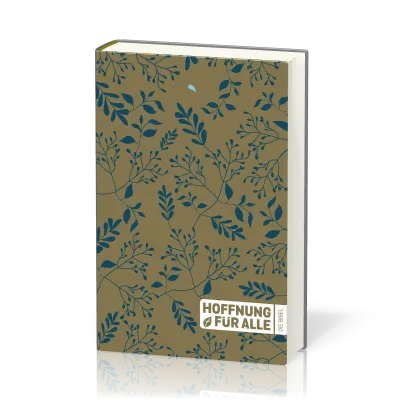 Hoffnung für alle. Die Bibel. - "Golden Leaves / Blue Edition"