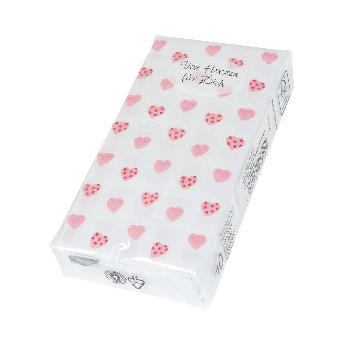 Von Herzen für Dich - Papiertaschentücher (10 Ex.)