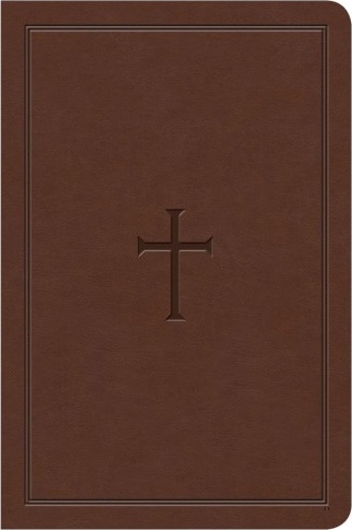 Englisch, Bibel King James Version, Grossdruck, Kunstleder, braun