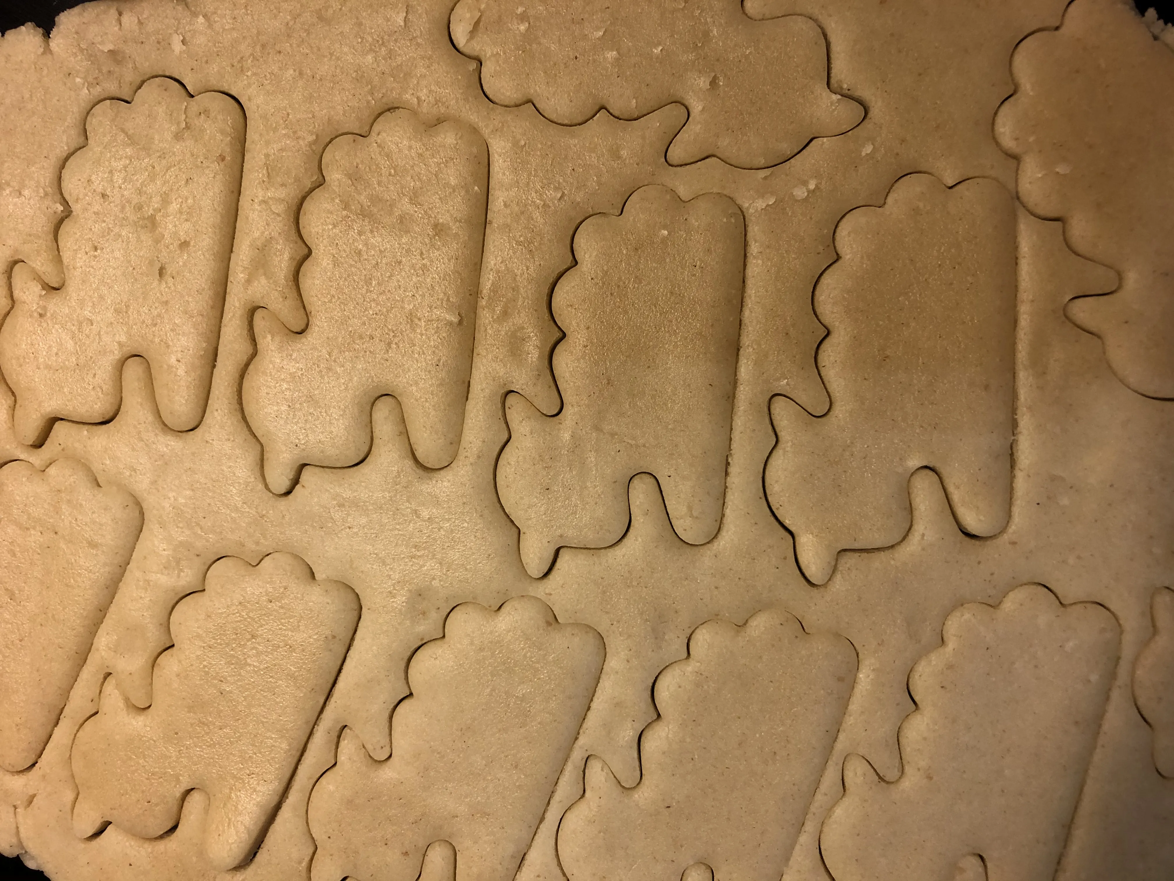 Gesegnete Ostern - Schäfchen - Ausstechform - mit Plätzchenrezept