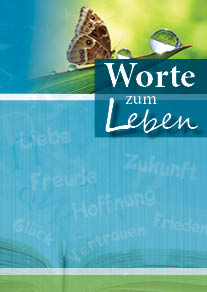 "Worte zum Leben" Heft A6 - postkartengross