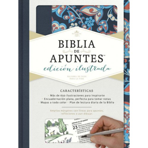 Spanisch, Logbuch Bibel Reina Valera 1960. Illustriert