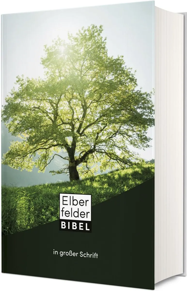 Elberfelder Bibel in grosser Schrift - Hardcover mit Motiv Baum