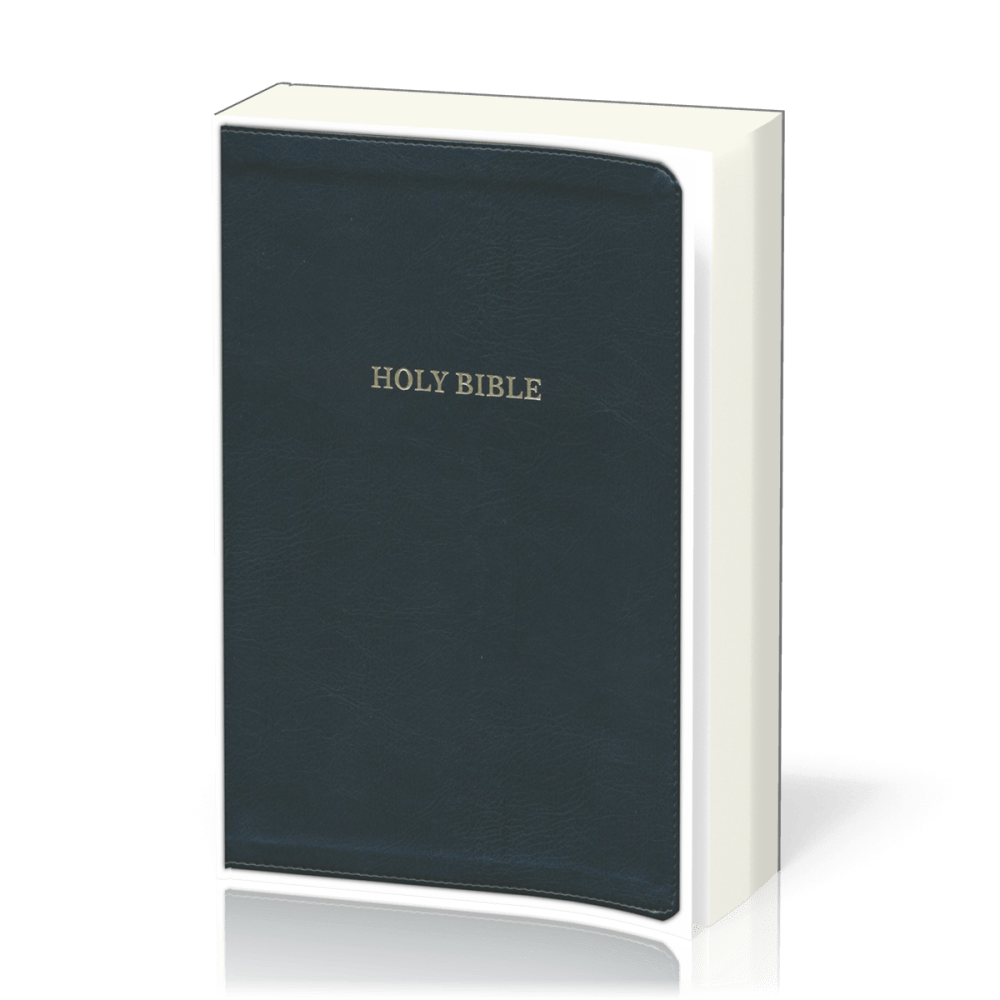 Englisch, Bibel New King James Version Grossdruck, Kunstleder, schwarz, Goldschnitt