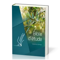 Bible d'étude Semeur 2015 - couverture rigide verte, olivier, tranche blanche