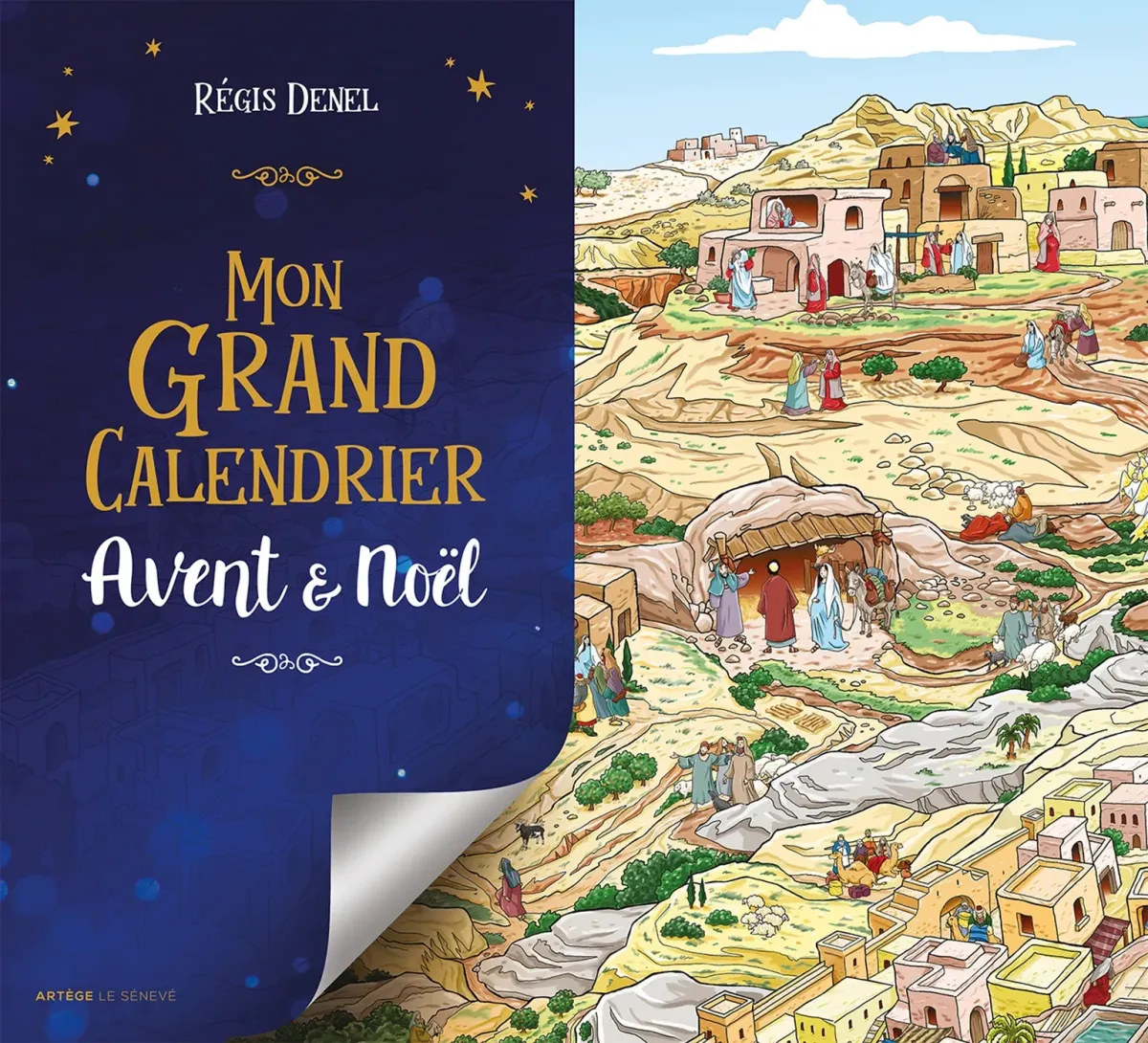 Mon grand calendrier Avent et Noël - avec livret