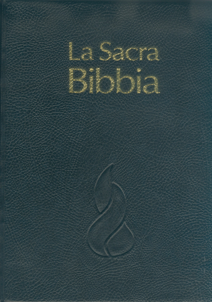 ITALIENISCH, BIBEL NUOVA RIVEDUTA, PARALLELSTELLEN, PVC, GOLDSCHNITT, GRIFFREGISTER, ABGERUNDETE...