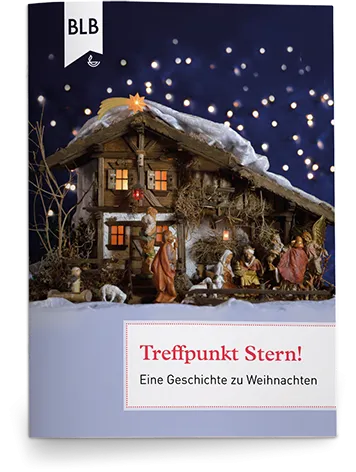 Treffpunkt Stern - Weihnachtskarte mit Geschichte: Die kleine Emelie ist auf dem Weihnachtsmarkt...