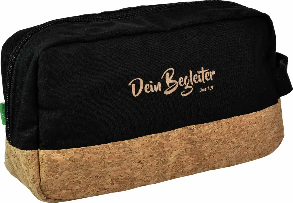 Dein Begleiter - Kulturtasche (schwarz) - Kulturtasche aus Biomaterialien