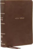 Englisch, Referenzbibel New King James Version, Leder, braun