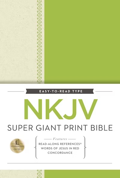 Englisch, Bibel New King James Version, sehr grosse Druck, kartonniert
