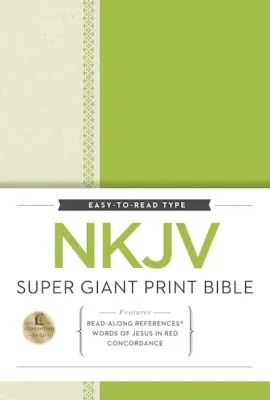 Englisch, Bibel New King James Version, sehr grosse Druck, kartonniert