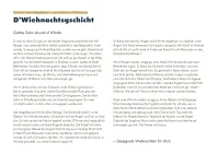 «D'Wiehnachtsgschicht für Dich» Faltkarte mit der Weihnachtsgeschichte in Mundart - Format A5 mit...